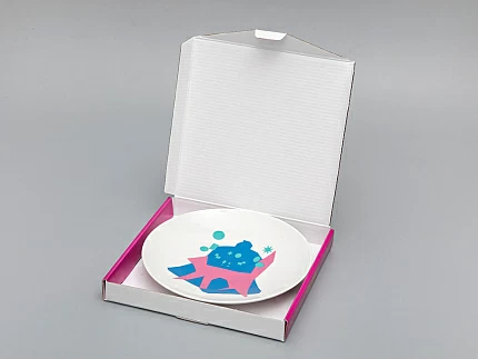 Декоративная тарелка в подарочной упаковке 195 мм, форма Эллипс рисунок Magic cat 4, арт. 81.29506.00.1