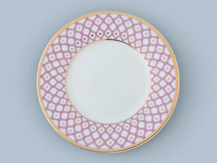 Чашка с блюдцем 250 мл форма Идиллия рисунок  Астра 2, арт. 81.32373.00.1