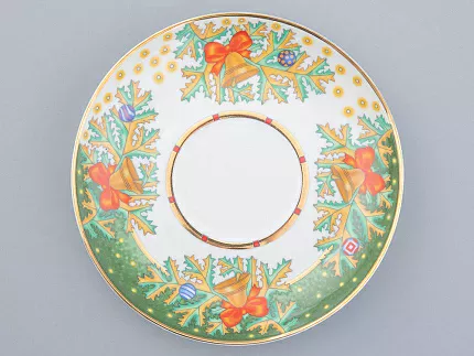 Чашка с блюдцем чайная 350 мл форма Подарочная рисунок Морозный январь арт. 81.31749.00.1