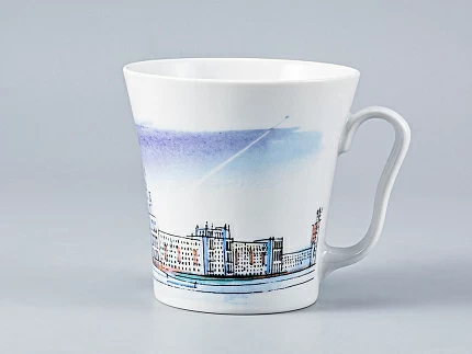 Бокал форма Ленинградский 2 рисунок Высотка на Котельнической наб. арт. 80.35002.00.1