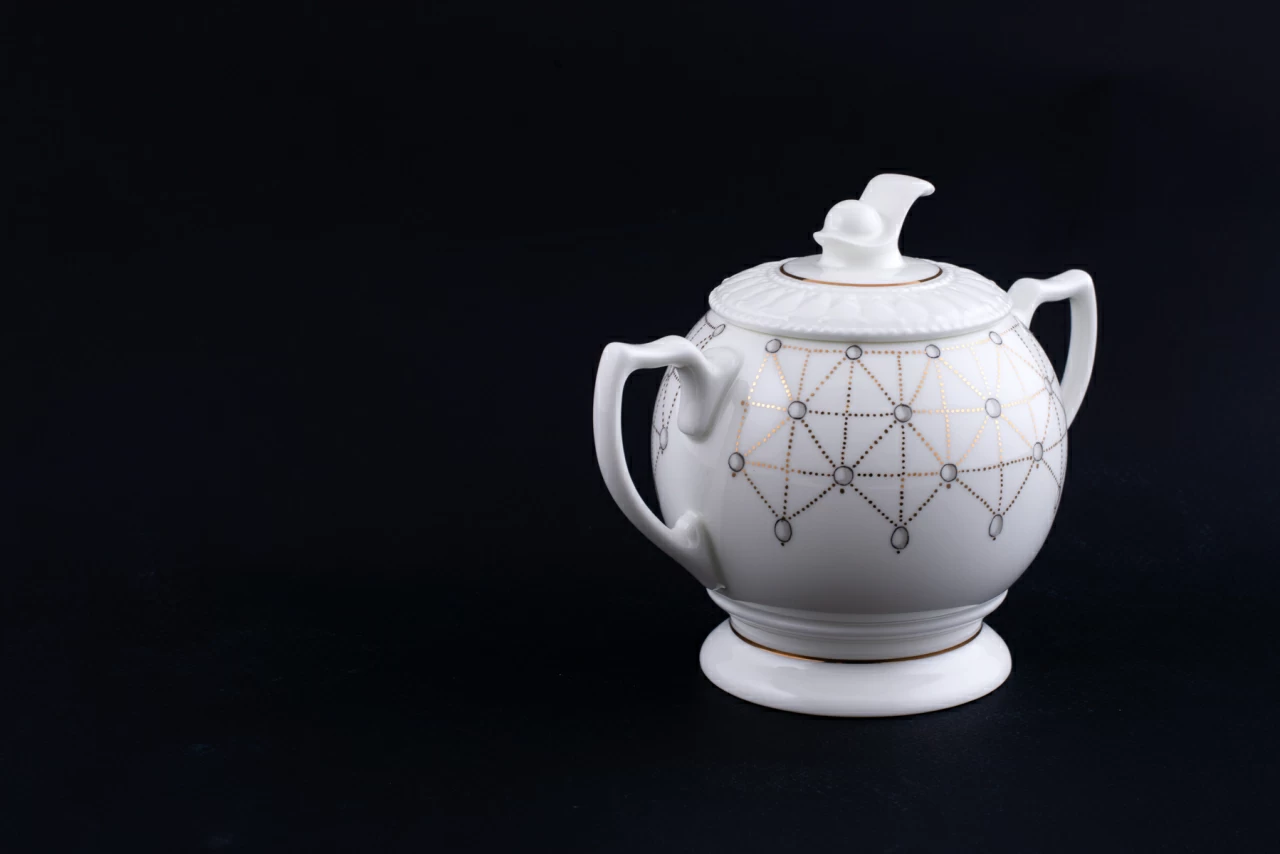 Сахарница Жемчуг на форме Жемчужина, арт 60.10816.00.1, 