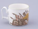 Чашка с блюдцем в подарочной упаковке, форма Охотничий, рисунок Триумф Золотой орел, арт. 81.32469.00.1, 