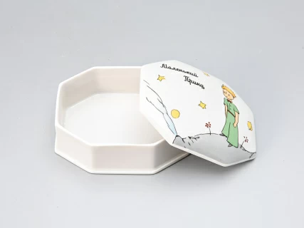 Шкатулка в подарочной упаковке, форма Граненая, рисунок Принц на планете арт. 81.23891.00.1, 