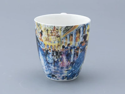 Бокал форма Вариации 450 мл рисунок Бал Пушкинских героев, арт 80.01237.00.1