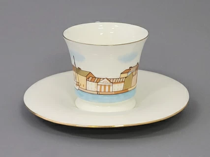 Чашка с блюдцем кофейная 145 мл форма Юлия рисунок Петербург арт. 81.18670.00.1, 