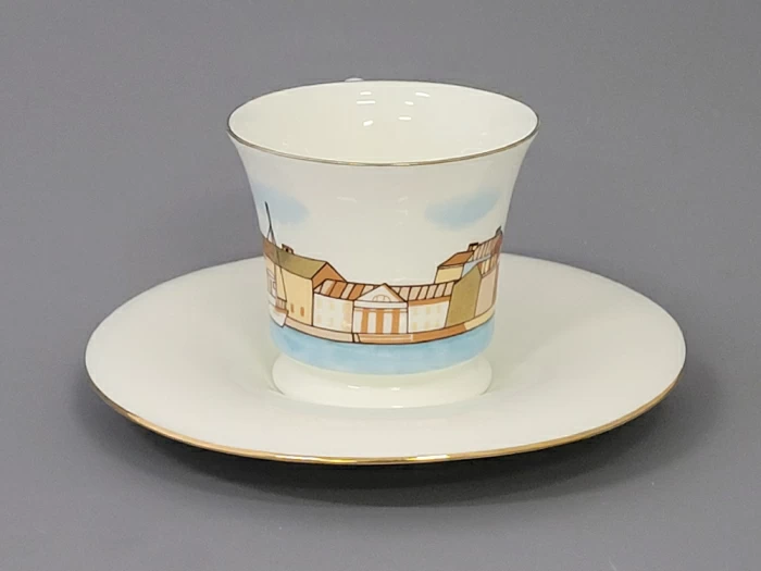 Чашка с блюдцем кофейная 145 мл форма Юлия рисунок Петербург арт. 81.18670.00.1, 
