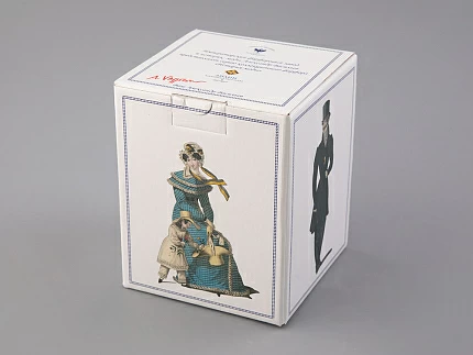 Подарочный набор чайный форма Гербовая рисунок Modes de Paris (кирпичный) арт. 81.25658.00.1