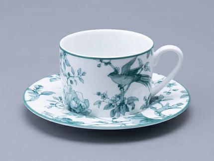 Чашка с блюдцем форма Соло Рисунок Monplaisir Green, арт. 81.32898.00.1 Чашка с блюдцем форма Соло Рисунок Monplaisir Green, арт. 81.32898.00.1