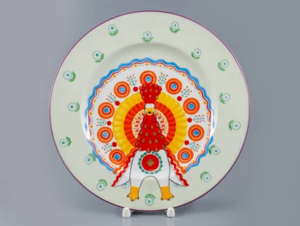 Декоративная тарелка 265 мм, форма Mazarin, рисунок Жар птица, арт 80.86742.00.1, 