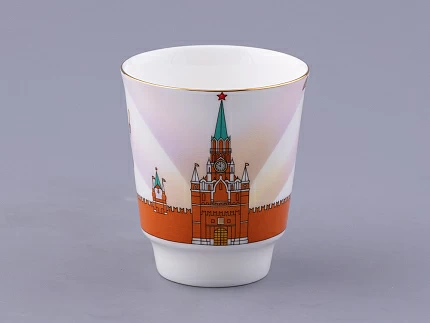 Чашка с блюдцем форма Майская рисунок Спасская башня, арт. 81.32626.00.1 Чашка с блюдцем форма Майская рисунок Спасская башня, арт. 81.32626.00.1