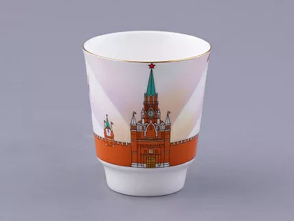 Чашка с блюдцем форма Майская рисунок Спасская башня, арт. 81.32626.00.1