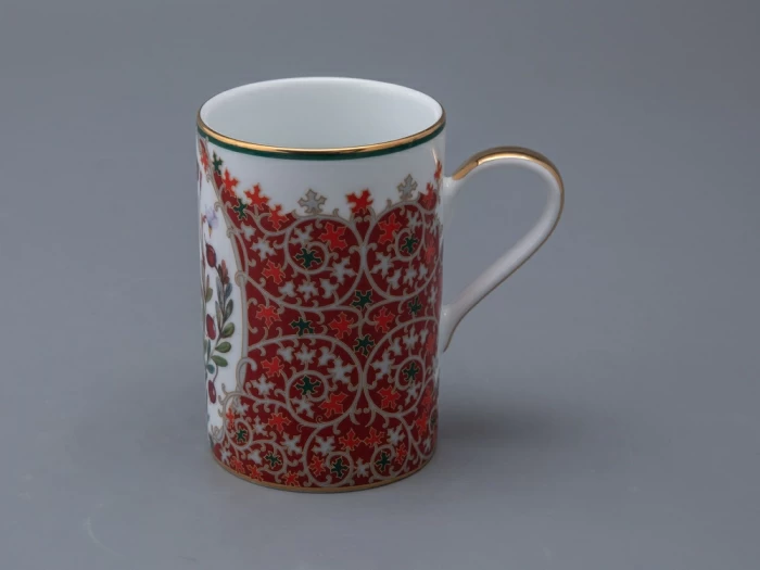 Бокал 400 мл в подарочной упаковке, форма Соло, рисунок Клюква заповедная, арт. 81.34281.00.1, 