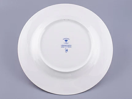 Тарелка декоративная 270 мм форма Европейская - 3 рисунок Красная лента, арт. 80.97577.00.1