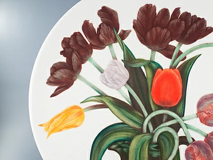 Блюдо декоративное 450 мм, форма Круглая, рисунок Весна. Тюльпаны, арт 80.88175.00.1 Блюдо декоративное 450 мм, форма Круглая, рисунок Весна. Тюльпаны, арт 80.88175.00.1