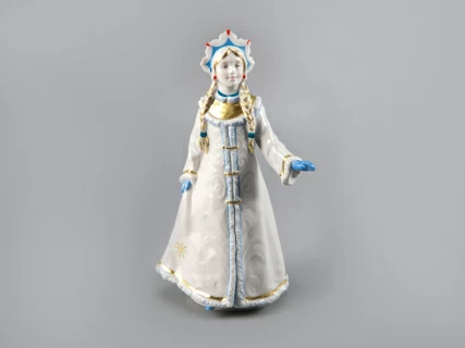 Скульптура Снегурочка-снежинка Девочка Снегурочка арт. 82.39709.00.1, 