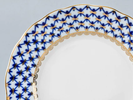 Сервиз кофейный форма Тюльпан рисунок Кобальтовая сетка, 6 персон 20 предметов, арт. 81.20944.00.1, 