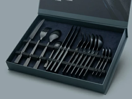 Комплект столовых приборов Урбан matte black 4 персоны, 16 предметов арт. 14.12013.01,  Комплект столовых приборов Урбан matte black 4 персоны, 16 предметов арт. 14.12013.01,