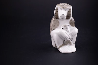 Скульптура Павиан с детенышем, рисунок Колыбельная, арт 62.09306.00.1