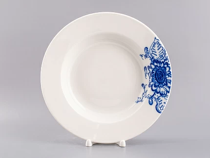 Тарелка 220 мм форма Глубокая, рисунок Гарден, арт. 80.99826.00.1