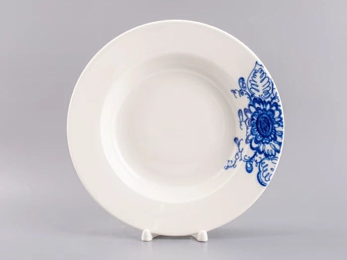 Тарелка 220 мм форма Глубокая, рисунок Гарден, арт. 80.99826.00.1, 