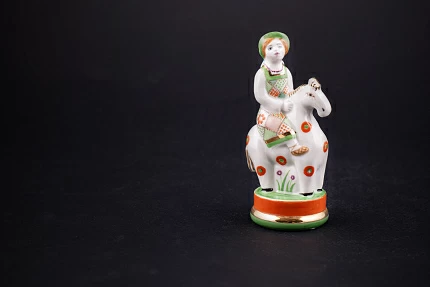 Скульптура авторская, Лошадка с девочкой, арт 62.12738.00.5