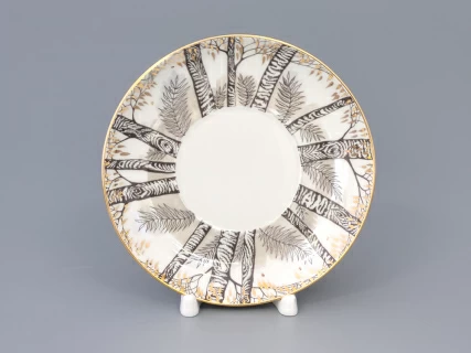 Бокал с блюдцем форма Ленинградский рисунок Половодье 360 мл арт. 81.11008.00.1, 