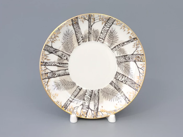 Бокал с блюдцем форма Ленинградский рисунок Половодье 360 мл арт. 81.11008.00.1, 