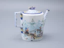 Чайник заварочный, форма Гербовая, рисунок Зимние забавы арт. 80.07795.00.1, 