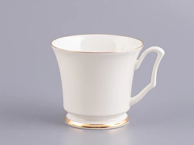 Чашка с блюдцем кофейная 145 мл форма Юлия рисунок Золотая лента арт. 81.17853.00.1