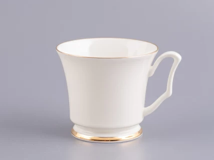 Чашка с блюдцем кофейная 145 мл форма Юлия рисунок Золотая лента арт. 81.17853.00.1, 