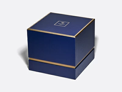 Бокал с блюдцем и крышкой 390 мл в подарочной упаковке, форма Топ, рисунок Готический 10, арт. 81.34169.00.1