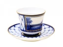 Чашка с блюдцем чайная 220 мл форма Банкетная рисунок Мост Пестеля арт. 81.16038.00.1, 