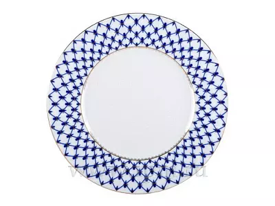 Тарелка Гладкая Кобальтовая сетка 200 мм арт. 80.07243.00.1