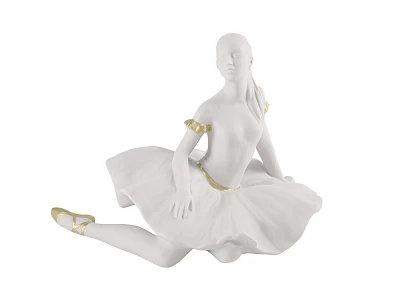 Скульптура форма В пачке, бисквит, рисунок Репетиция, арт. 82.98968.00.1