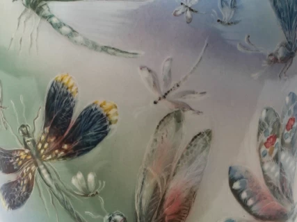 Ваза форма Ламповая рисунок Танец стрекоз арт. 80.88194.00.1, 