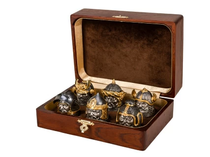 Набор Воины мира 6, секстет (витязь, сред.воин, арабск, викинг, терракот. самурай) арт. 21.00108.90, 