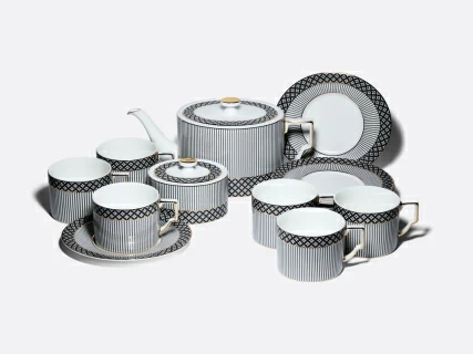 Сервиз чайный на 6 персон 14 предметов форма Элегия рисунок Elegant, арт. 81.34728.00.1, 