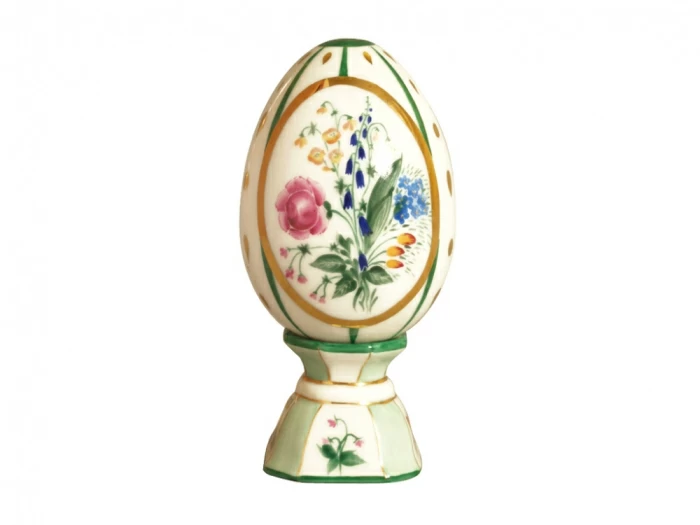 Яйцо пасхальное на подставке 115 мм рисунок Лютики арт. 80.04776.00.1, 