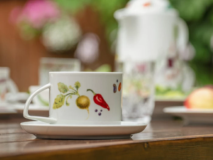 Чашка с блюдцем форма Соло рисунок Мамина Дача, арт. 81.32794.00.1, 