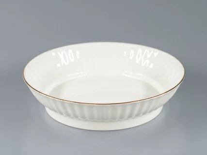 Сухарница форма Волна рисунок Золотой кантик арт. 80.00756.00.1, 