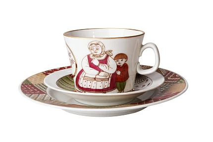 Сервиз чайный форма Молодежная рисунок Милый, 6 персон 20 предметов арт. 81.16629.00.1