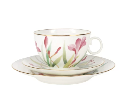 Сервиз чайный форма Яблочко рисунок Акварель,6 персон 20 предметов, арт. 81.27032.00.1, 