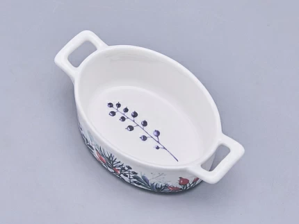 Набор кокотниц (4 предмета) в подарочной упаковке, форма Стандартная, рисунок Календа, арт 42.00076.00.1