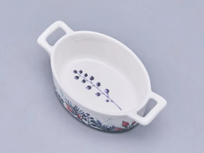 Набор кокотниц (4 предмета) в подарочной упаковке, форма Стандартная, рисунок Календа, арт 42.00076.00.1, 