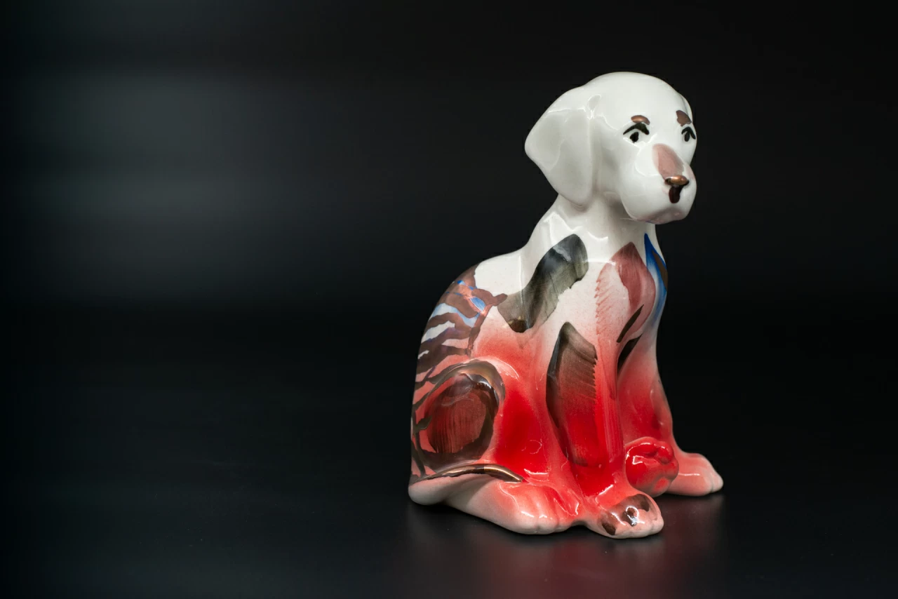 Скульптура Щенок Любопытный, арт 62.11230.00.1,  Скульптура Щенок Любопытный, арт 62.11230.00.1,