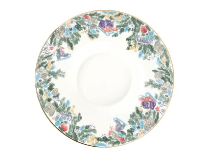 Сервиз чайный форма Юлия рисунок Серебряные коньки, 6 персон 14 предметов арт. 81.29098.00.1, 