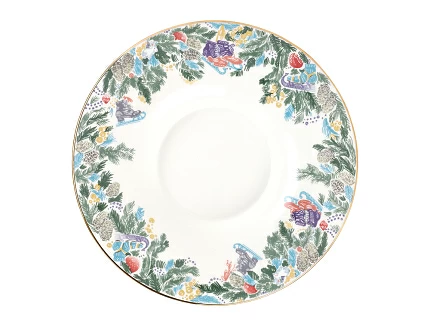 Сервиз чайный форма Юлия рисунок Серебряные коньки, 6 персон 14 предметов арт. 81.29098.00.1