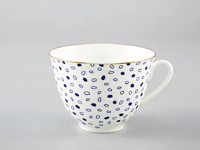 Чашка с блюдцем чайная форма Весенняя рисунок Glare арт. 81.28730.00.1