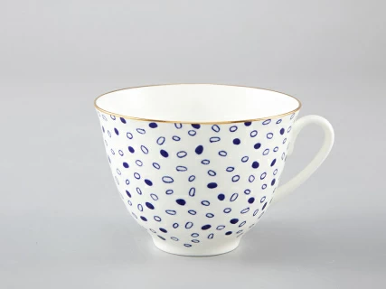 Чашка с блюдцем чайная форма Весенняя рисунок Glare арт. 81.28730.00.1, 