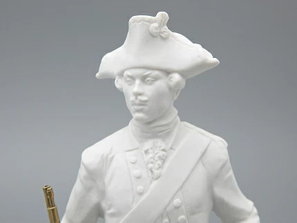 Скульптура Мушкетер эпохи Екатерины Великой, в подарочной упаковке, рисунок Белый бисквит, арт 81.31939.00.1